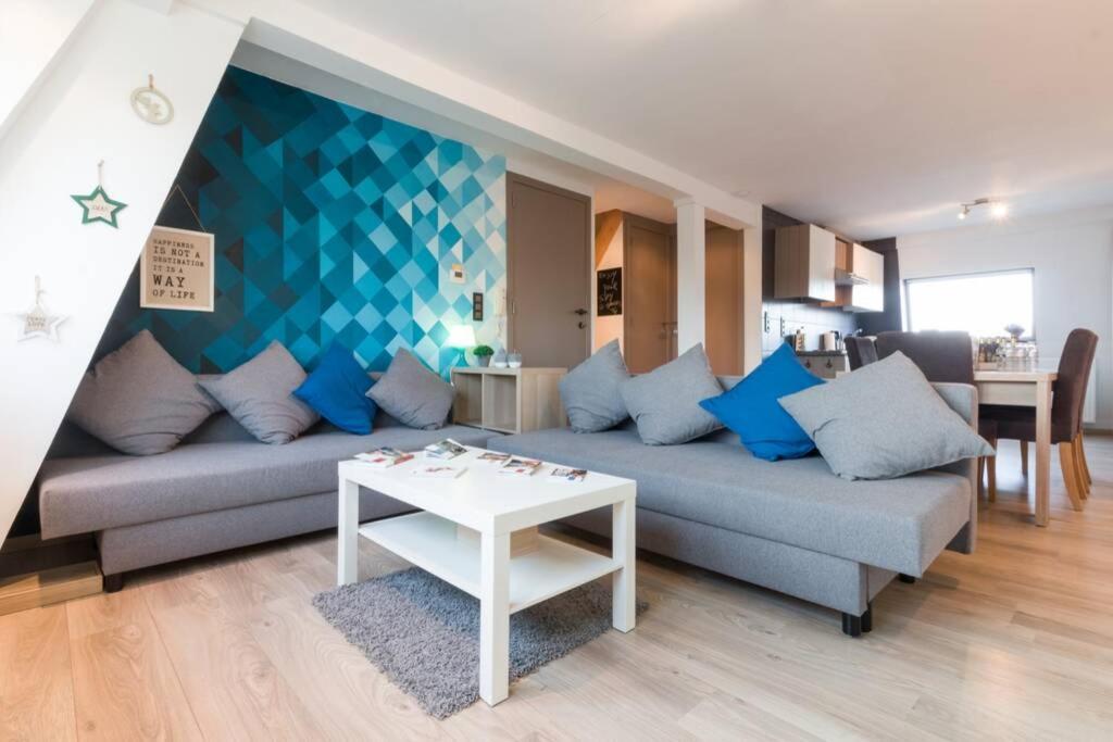 Duplex Appertement Met Zicht Damse Vaart @ Brugge Bruges Exterior foto