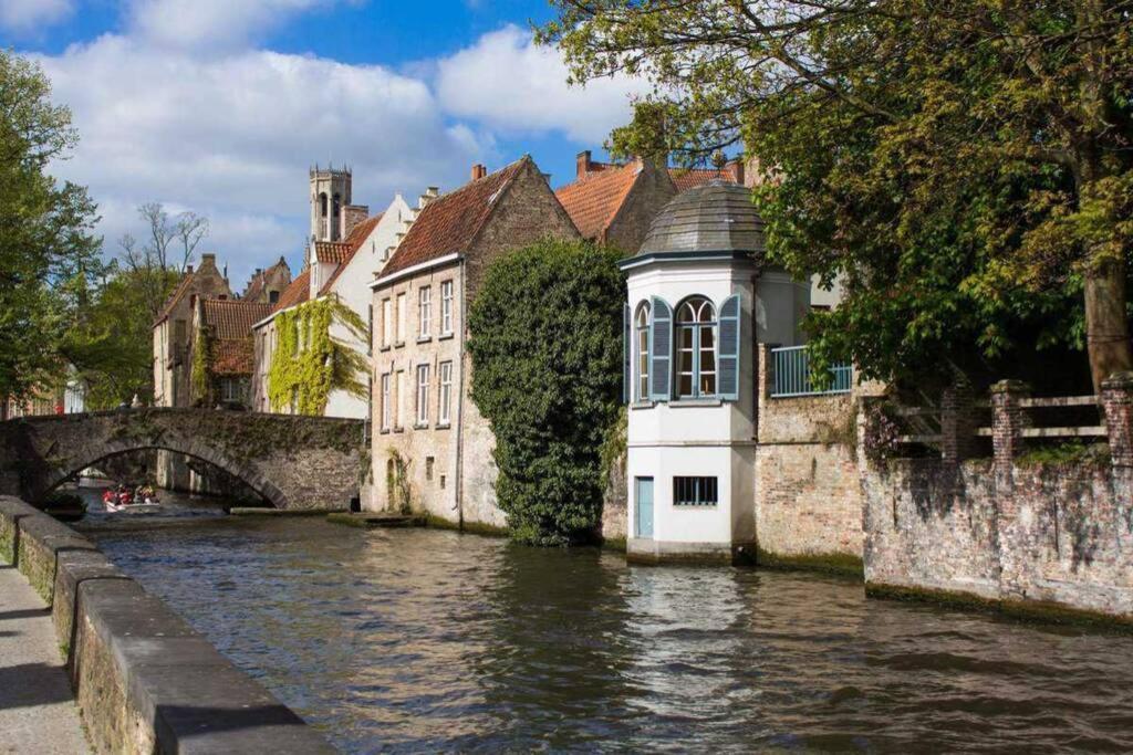 Duplex Appertement Met Zicht Damse Vaart @ Brugge Bruges Exterior foto